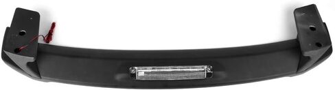 سبويلر صندوق السيارة متوافق مع تويوتا كورولا 2009-2013، ABS أسود مطفي مع ضوء الفرامل الثالث، غطاء جناح سبويلر للشفاه من IKON MOTORSPORTS، 2010 2011 2012 in Kuwait