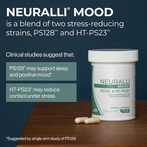 Bened Life Neuralli Mood with PS128 for Stress Relief & Recovery via The Gut-Brain Axis (30-Day Supply), Ages 18+ in Saudi Arabia