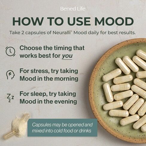 Bened Life Neuralli Mood with PS128 for Stress Relief & Recovery via The Gut-Brain Axis (30-Day Supply), Ages 18+ in Saudi Arabia