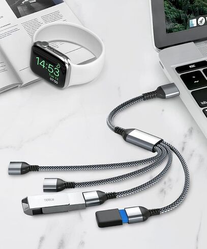 Basesailor USB Splitter Y Cable 3.3FT,1 Male to 4 Female USB-A Expander Hub,New in Kuwait