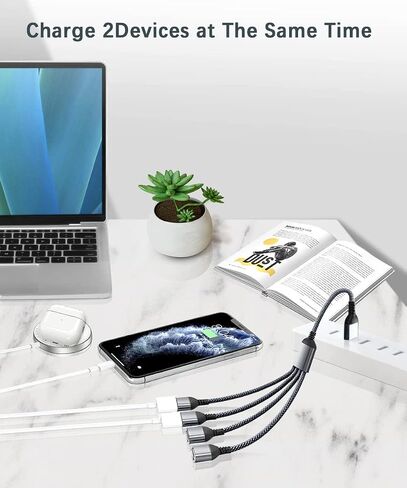 Basesailor USB Splitter Y Cable 3.3FT,1 Male to 4 Female USB-A Expander Hub,New in Kuwait