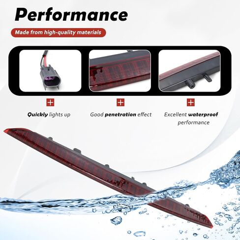 923-117 3rd Third Brake Light, Center High Mount Stop Light Compatible with 2015-2020 GMC Yukon/Yukon XL/Cadillac Escalade/Escalade ESV Replaces# 22783103 22803028 in Kuwait