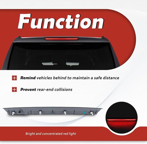 923-117 ضوء الفرامل الثالث، ضوء إيقاف مركزي مرتفع متوافق مع 2015-2020 GMC Yukon/Yukon XL/Cadillac Escalade/Escalade ESV يستبدل # 22783103 22803028 in Kuwait