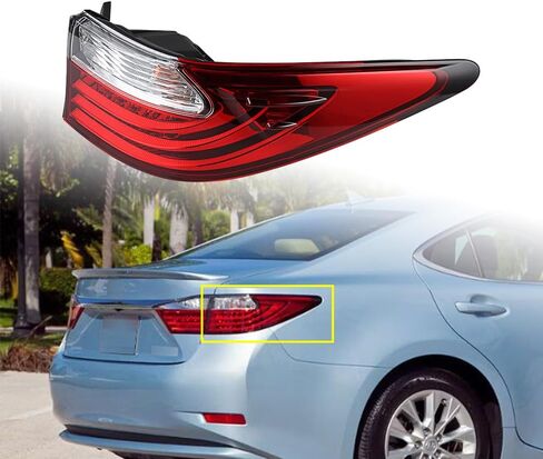 Astra Depot Tail Light Assembly Compatible for Lexus ES300H/ES350 2013-2015, Right (Passenger) Side, Outer, Lens and Housing Replace Part# 81551-33560, LX2805113 in Saudi Arabia