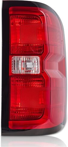 مصابيح فرامل المصابيح الخلفية متوافقة مع 【Chevy Silverado 1500 2500 3500 2014-2019، GMC SIERRA 2500 3500 2015-2019】 جانب الركاب (RH)، عدسة حمراء بدون أسلاك 23431876,84288723,23295939 in Kuwait