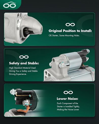 كاتب SCITOO لـ 30219 Starter Motor يناسب مرسيدس بنز لـ GLK250 2.1L 2013-2015، لمرسيدس بنز لـ Sprinter 2500 2.1L 2014-2017، لمرسيدس بنز لـ Sprinter 3500 2.1L 2014-2017 in Saudi Arabia