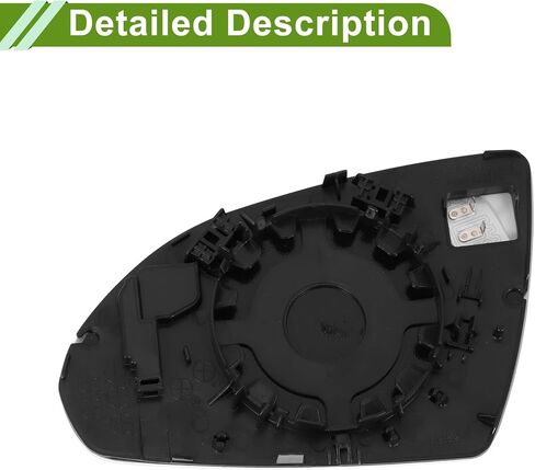 Motoforti Door Wing Right with Heating Mirror Glass Replacement W/Backing Plate No.87621D4000/87621A8000/87621D5010 for Kia Optima 2016-2019 in Saudi Arabia
