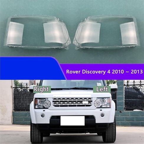 Compatible for Land Rover Discovery 4 2010 2011 2012 2013 Front Headlight Cover Transparent Lampshade Headlamp Shell Plexiglass(Left) in Saudi Arabia