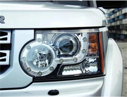 Compatible for Land Rover Discovery 4 2010 2011 2012 2013 Front Headlight Cover Transparent Lampshade Headlamp Shell Plexiglass(Left) in Saudi Arabia