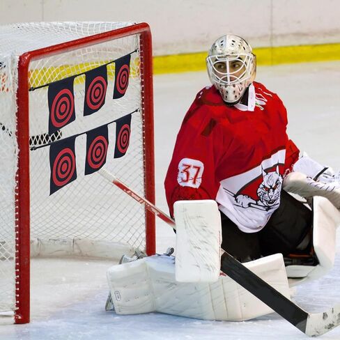 Liliful 12 Pcs Hockey Bungee Training Target Hockey Shooting Targets Easy to Install Hockey Net Targets Ice Hockey Goal Targets Hockey Shooting Training Aid for Teen Adult Shot Accuracy Improving in Saudi Arabia