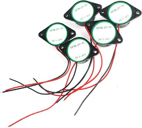 5PCS SFM-27 Buzzers Alarm Continuous Beep 95DB Beep Alarm High-Decibel 3-24V Buzzer in Saudi Arabia
