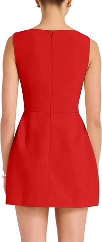 BORIFLORS Women's Sexy Bodycon Boat Neck Mini Dresses Elegant Classy Work Party Short Dress in Kuwait