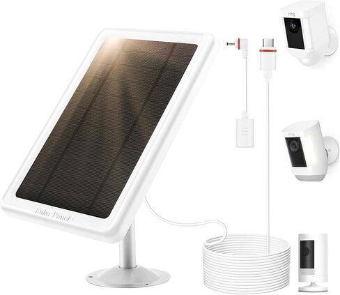 5W Solar Panel Charger for Ring Camera, Compatible with Ring Stick Up Cam/Pro Battery, Spotlight Cam Plus/Pro Battery 10ft Cable -1Pack in Kuwait