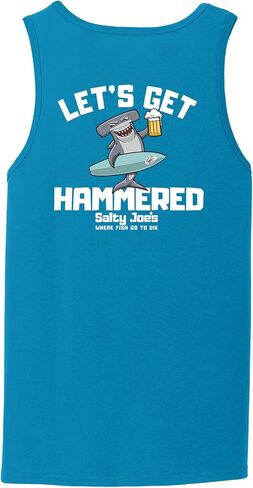 قمصان بدون أكمام قطنية للرجال بشعار Let's Get Hammered من SALTY JOES in Kuwait