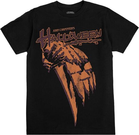 John Carpenter's Halloween Monochrome Poster Art Men's Black Crew Neck Short Sleeve T-Shirt in Saudi Arabia