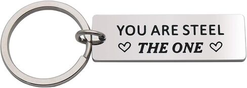 Beeshion 11 Years and I Steel Love You Keychain Personalised 11th Wedding Anniversary Jewelry for Men Women Boyfriend Gift in Kuwait