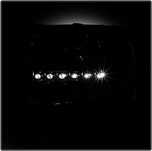 ACANII - For Smoke Len 1999-2004 Ford F250 F350 F450 Superduty LED Headlights 99-04 Headlamps Driver + Passenger Side in Saudi Arabia
