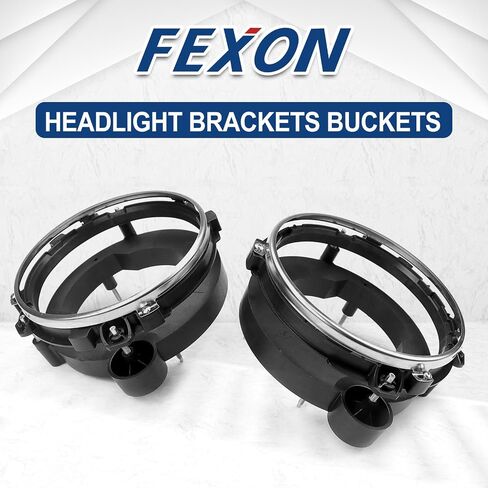2PCS Headlight Bulb Brackets Buckets Kit For 1997-2006 Jeep Wrangler Part Number 110383 110384 (Left + Right) in Saudi Arabia