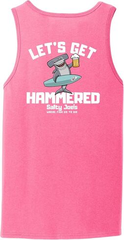 قمصان بدون أكمام قطنية للرجال بشعار Let's Get Hammered من SALTY JOES in Kuwait