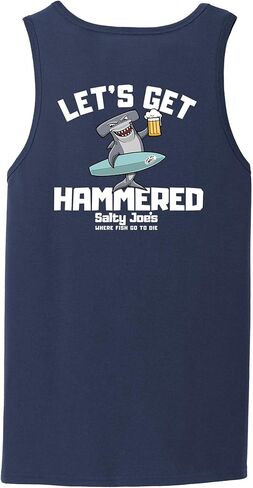 قمصان بدون أكمام قطنية للرجال بشعار Let's Get Hammered من SALTY JOES in Kuwait