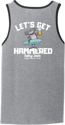 قمصان بدون أكمام قطنية للرجال بشعار Let's Get Hammered من SALTY JOES in Kuwait