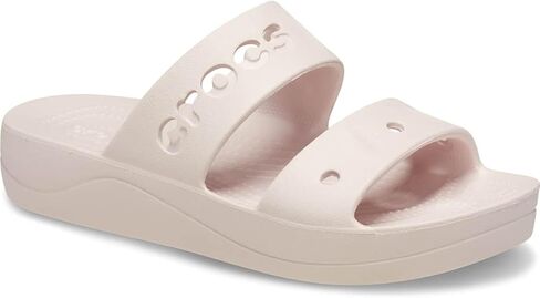 Crocs Womens Baya Platform Glitter Sandal WHI Sandal, White, Women US 7, (5UK) in Saudi Arabia