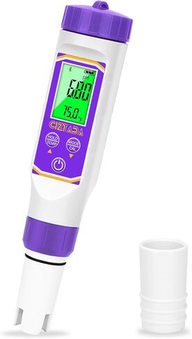 pH Meter for Water 4 in 1 pH EC TDS Temp Meter for Hydroponics PPM and EC Water Tester Digital pH PPM Meter for Nutrients Growing Hydroponics Gardening DWC hydroponics System in Saudi Arabia