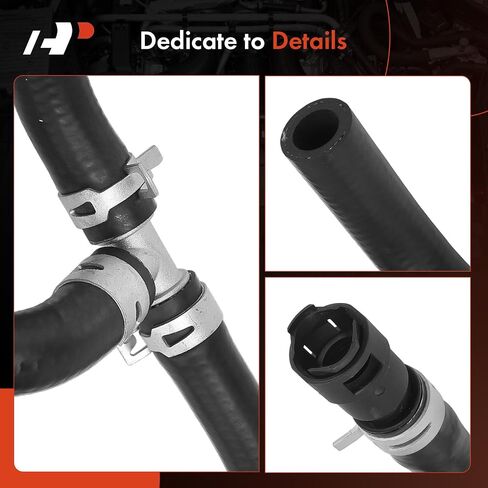 A-Premium Outlet HVAC Engine Heater Hose Compatible with Buick Enclave 2008-2017 & Chevrolet Traverse 2009-2017 & GMC Acadia 2007-2018, Acadia Limited 2017, V6 3.6L in Saudi Arabia