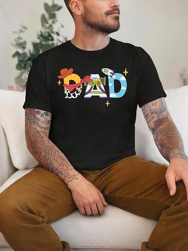 Toy Dad Shirt Toys Mom T Shirts Funny Mama and Dada Shirts Matching Birthday Top Family Vacation Cartoon Tee in Saudi Arabia