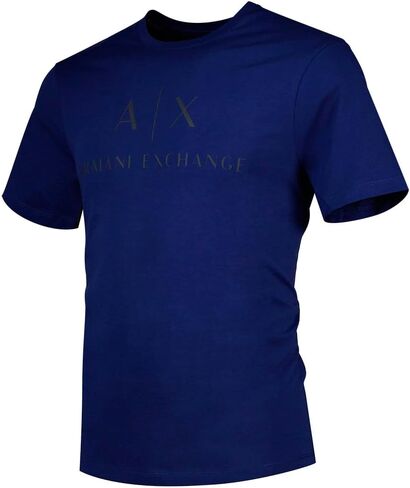 تي شيرت Armani Exchange رجالي كلاسيكي بشعار الطاقم in Saudi Arabia