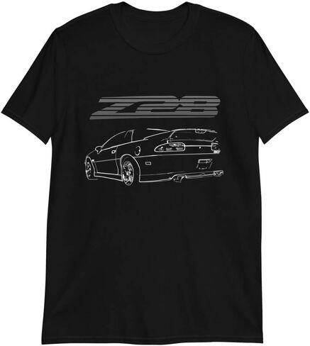 1994 Camaro Z28 Coupe Outline Art Short-Sleeve Unisex T-Shirt Black in Saudi Arabia