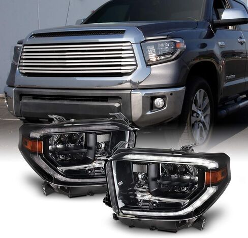 AKKON - For 2014-2021 Toyota Tundra [Factory LED DRL Model] Full LED Retrofit Headlight Assemblies in Kuwait