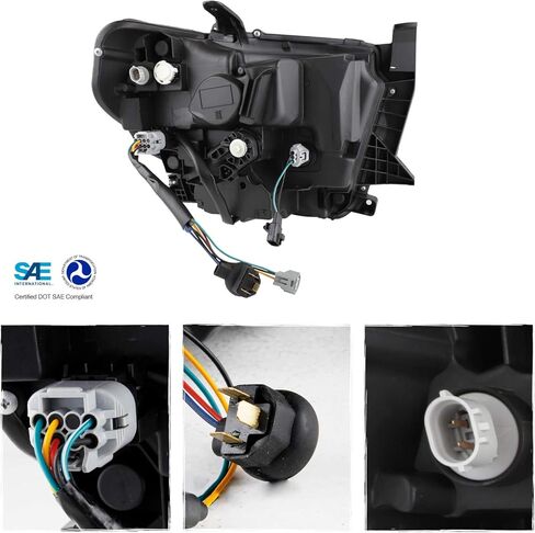 AKKON - For 2014-2021 Toyota Tundra [Factory LED DRL Model] Full LED Retrofit Headlight Assemblies in Kuwait