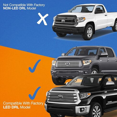 AKKON - For 2014-2021 Toyota Tundra [Factory LED DRL Model] Full LED Retrofit Headlight Assemblies in Kuwait