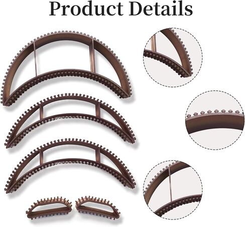 Bump It Hair Accessory, Bump It Up Headband, 5 Pcs Fluffy Styling Tool for Women and Girls, Bumpits for Hair, Hairdressing Tool Accessory Suitable for Long Thick Hair, Ponytail and So on in Saudi Arabia