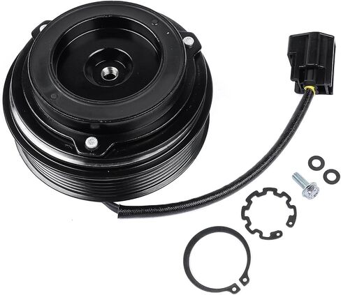 استبدال طقم قابض الضاغط A/C لسيارة Chevy Traverse GMC Acadia Buick Enclave Saturn Outlook 2007-2012 V6 3.6L مع 6-Groove 157313 15926085 in Saudi Arabia