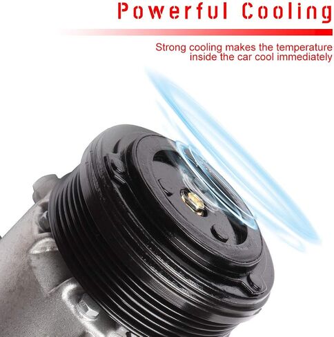 cciyu AC Compressor Pump for M-ini Cooper 1.6L 02 03 04 05 06 07 08 Replaces AC Compressor for Car in Saudi Arabia