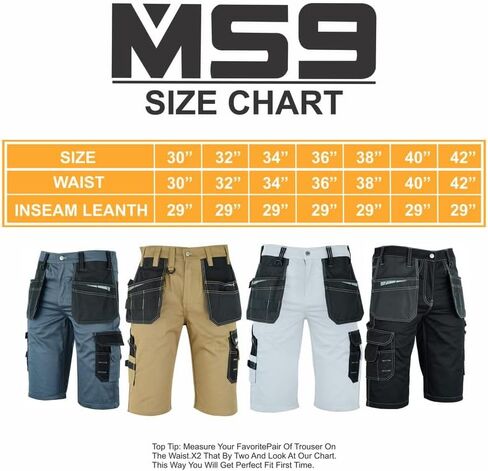 شورت MS9 للرجال من ملابس العمل التكتيكية القتالية مع جيوب بحافظة in Kuwait