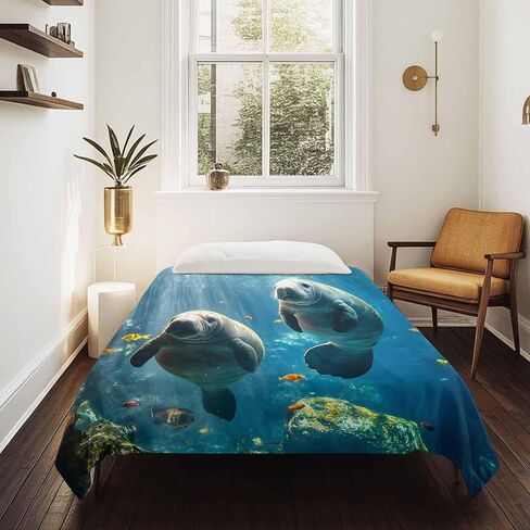 Tapestry Wall Hanging Sea Lion Tapestries Aesthetic Fish Coral Tropical Marine Life Tapestry for Bedroom Living Room College Dorm Art Wall Decor Decorative Backdrop 50x60 Inch in Saudi Arabia