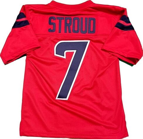Custom Stitched CJ Stroud Adult Red Jersey Adult Jersey in Saudi Arabia