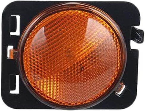 Riloer Side Signal Light, 1-Pack Car Front Side Marker Lamp Replacement, Compatible with Jeep Wrangler X Sport Utility 2-Door 2007-2010 55078145AA, 55078144AA, 116-01202L (Right) in Saudi Arabia