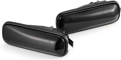 2Pcs Dynamic LED Side Marker Lights Turn Signal Indicator Car Accessories Compatible withr Honda Civic EK 2/3/4dr Ballade CRV Prelude 95-99 (Dynamic Smoked Type) in Kuwait