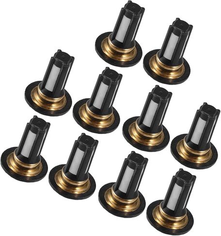 Motoforti Fuel Injector Filter Basket - Car Rebuild Repair Kit - for Honda Plastic Black - 10 Pcs Long-lasting in Saudi Arabia