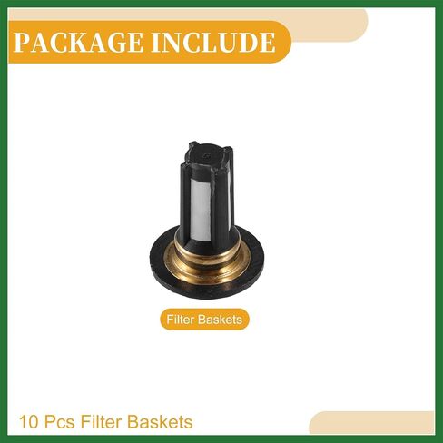 Motoforti Fuel Injector Filter Basket - Car Rebuild Repair Kit - for Honda Plastic Black - 10 Pcs Long-lasting in Saudi Arabia