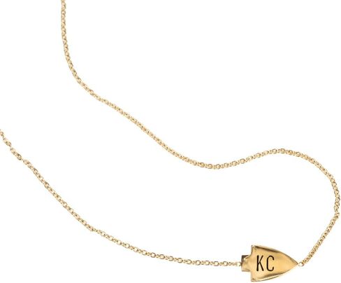 Ally & Alex Kansas City Inspired Gold Arrowhead Pendant Necklace | Football Fan | Great Gift for Women | Kansas City Jewelry in Saudi Arabia