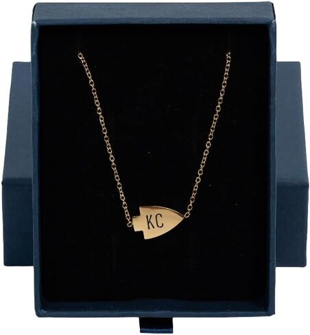 Ally & Alex Kansas City Inspired Gold Arrowhead Pendant Necklace | Football Fan | Great Gift for Women | Kansas City Jewelry in Saudi Arabia