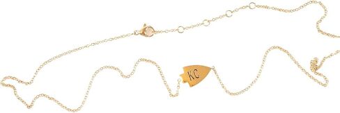 Ally & Alex Kansas City Inspired Gold Arrowhead Pendant Necklace | Football Fan | Great Gift for Women | Kansas City Jewelry in Saudi Arabia