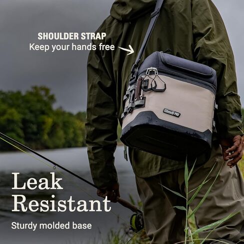 Coleman Pro 24-Can Premium Soft Cooler Lunchbox, Fully Insulated Lid & Body Stays Cold up to 35 Hours in Kuwait