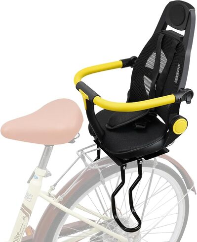 Kid's Bike seat,Child Seat for Adult bike, Rear Bck Seat for Kids Back Mount, Seat for Kids over 50 lbs, Rear Frame Mounted Baby Bike Seats Kids Safety in Saudi Arabia