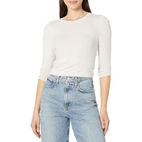 Velvet by Graham & Spencer Women's Zofina Long Sleeve Gauzy Whisper T Shirt in Kuwait